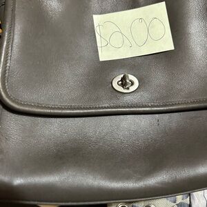 Coach Charcoal Leather Bag